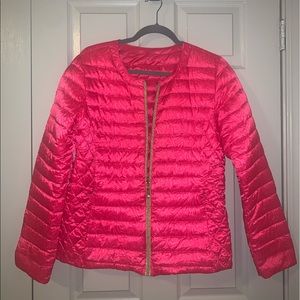 Printed Reversible Lilah Puffer Jacket
